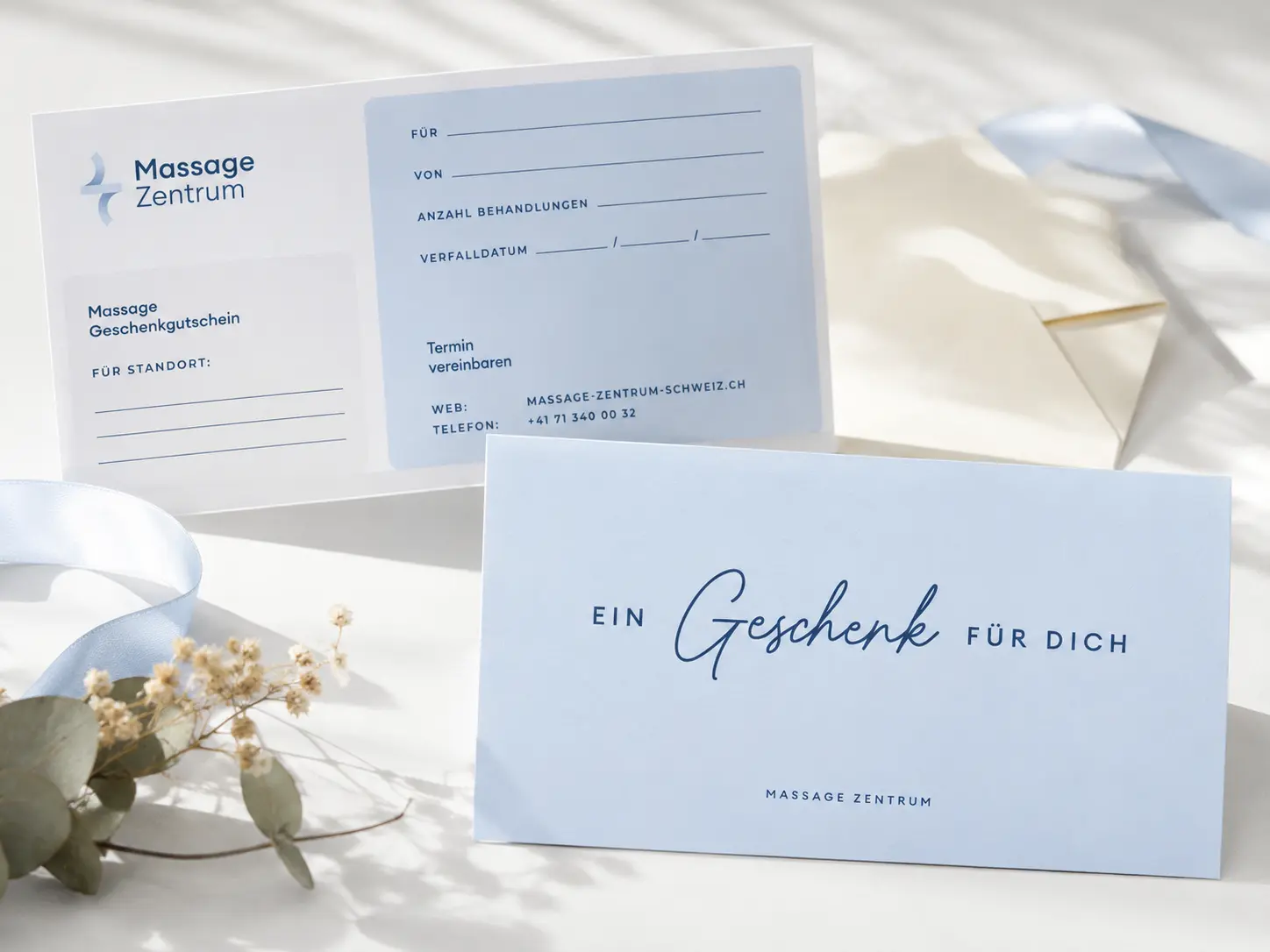 Massage-Gutschein für eine Behandlung im Massage Zentrum Dietikon